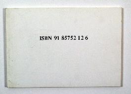 ISBN 91 85752 12 6 - 1